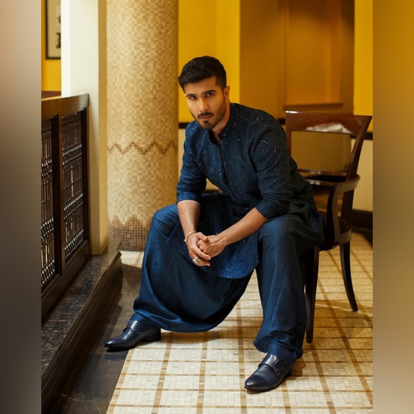 Faiza saqlain mens kurta shalwar - Picture 6 of 7